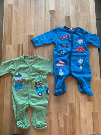 Lot de 2 pyjamas / dors bien été bébé
