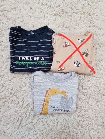 Lot 2 t-shirts 9m