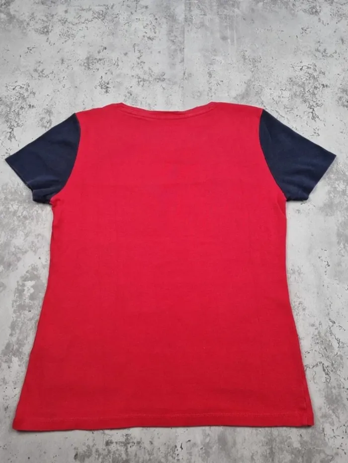 T-shirt Tommy Hilfiger rouge – Taille M Femme (mesures en photos) - photo numéro 4