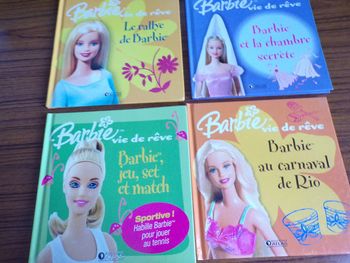 Lot 4 livres Barbie de reve éditions Atlas