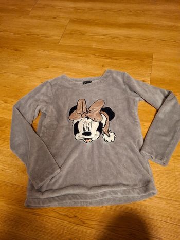 Haut de pyjama chaud minnie disney taille s femme