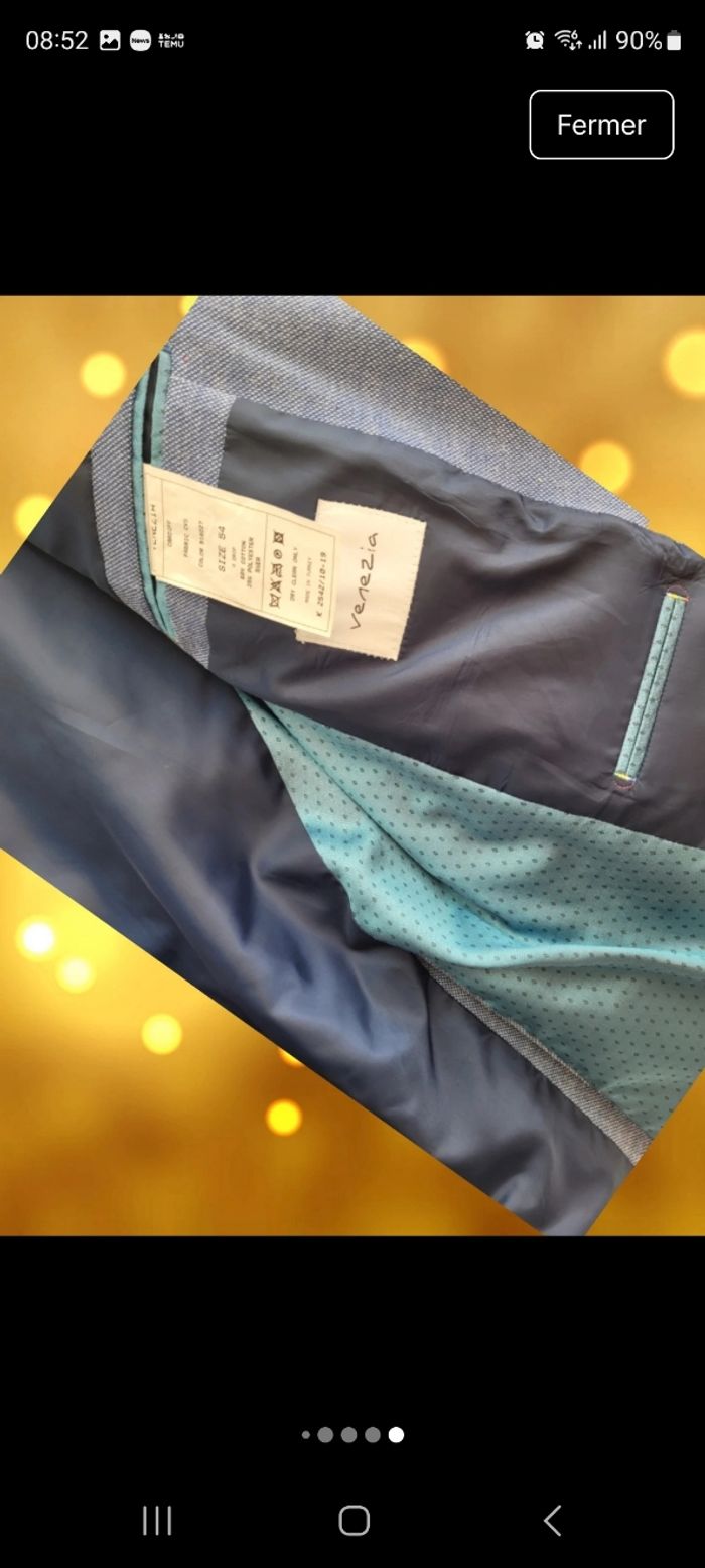 Costume bleu homme taille L - photo numéro 6