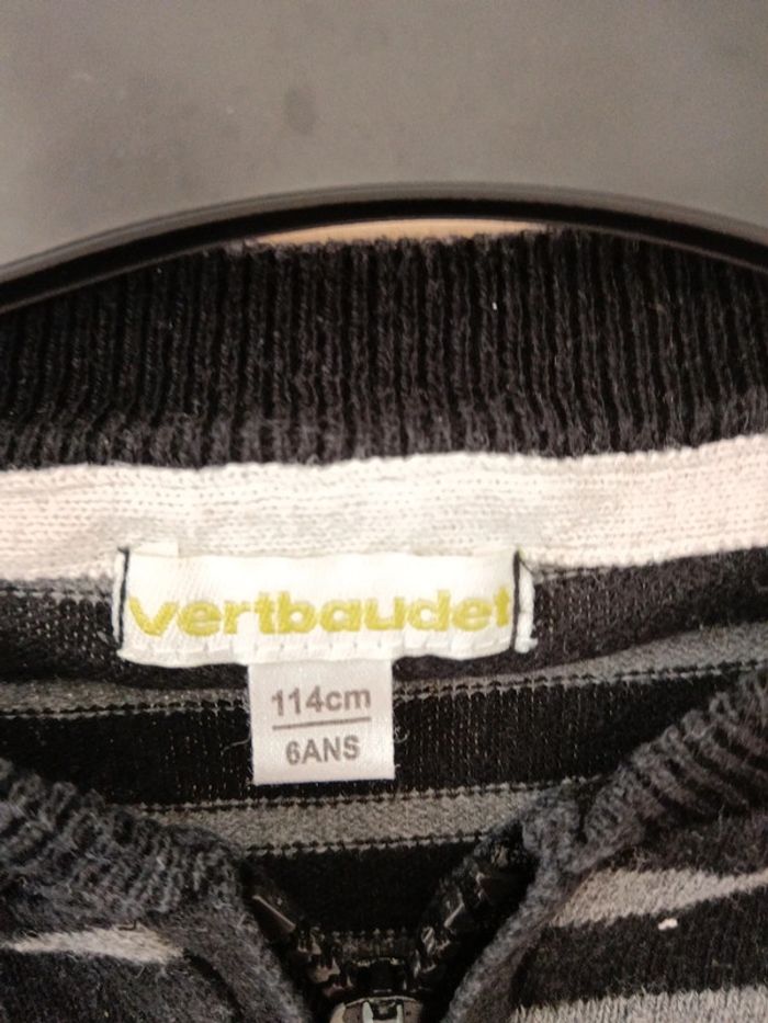 Gilet zippé vertbaudet - photo numéro 4