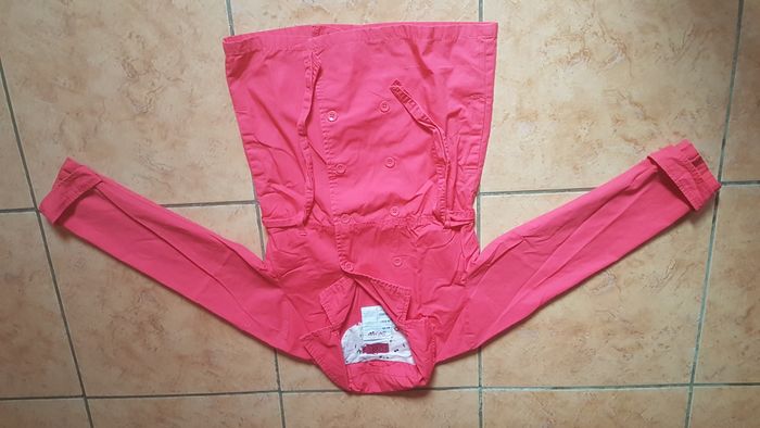 Manteau été fille 8 ans fuchsia LCDP