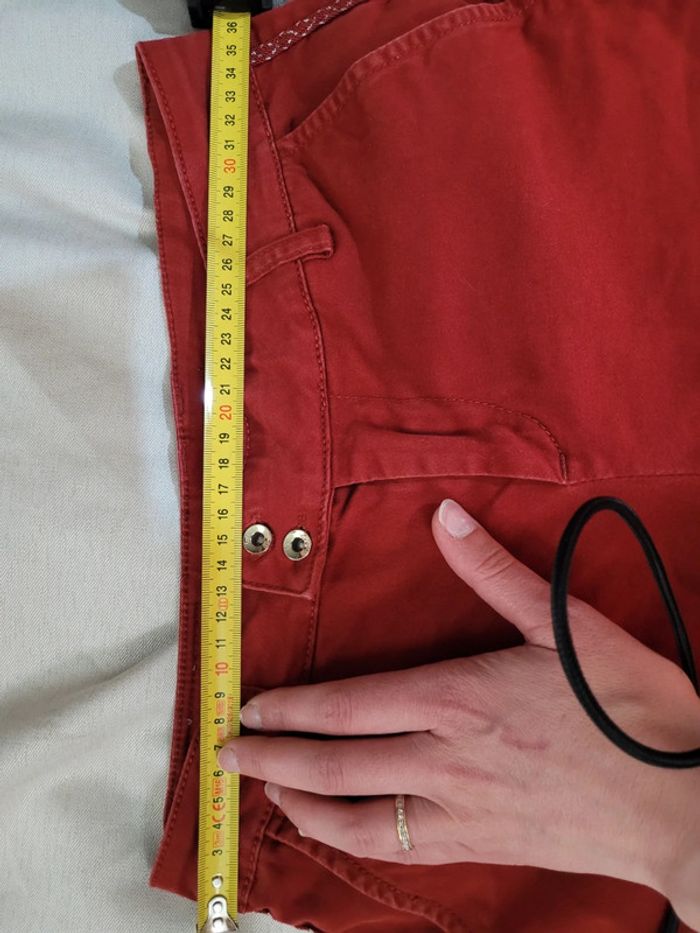 Pantalon Naomie, les petites bombes, bordeaux, taille 36 - photo numéro 15