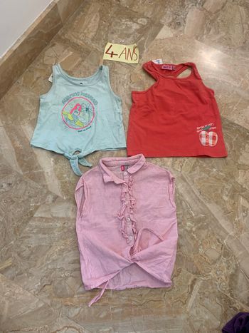 Lot 3 débardeurs