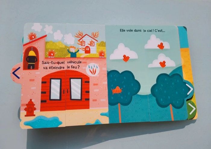 Mon livre surprise 🛩 Les transports 🚗 avec tirettes - photo numéro 8
