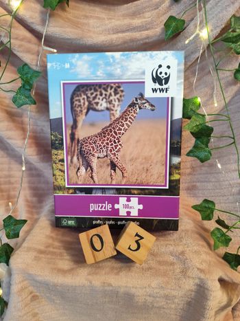 Puzzle 100 pièces girafes