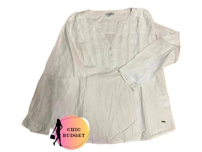 Chemise Blanche Femme - Taille XL - Marque Creeks