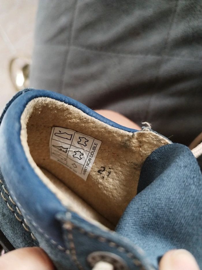 Bottines mixte cuir taille 21 neuves - photo numéro 6