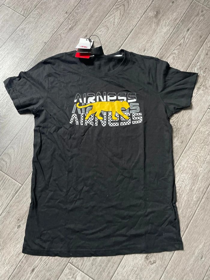 T-shirt Airness Taille M Neuf avec étiquettes  Noir et jaune