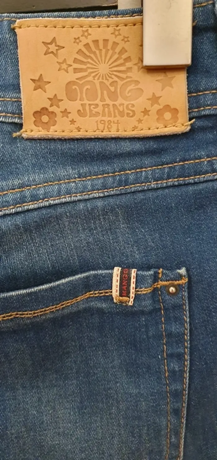 Mango Jean bleu bootcut - photo numéro 4