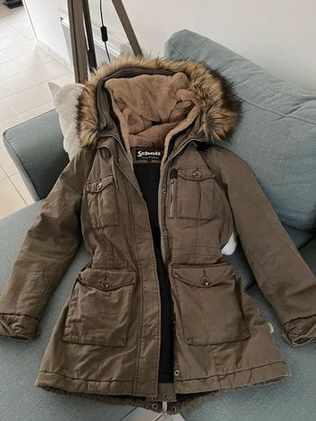 Parka Schott kaki taille M