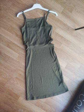 Robe kaki 34 femme