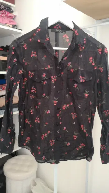Chemise fleurie school Ray