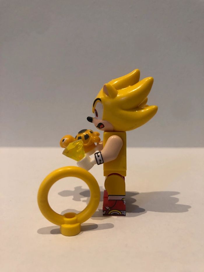 Figurine type lego Sonic . Sonic - photo numéro 2