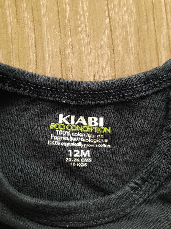 Tee shirt manche courte 12 mois
Marque kiabi - photo numéro 2
