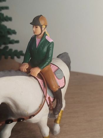 Schleich personnage cavalière blonde Figurine Équitation