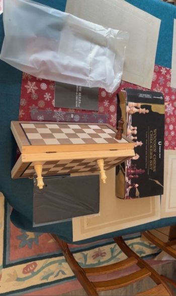 Jeu d'échecs magnétique en bois - Premium 39 × 39 ст