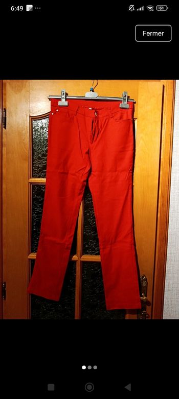 Pantalon rouge 