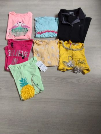 Lot de ts manche courte fille 10ans