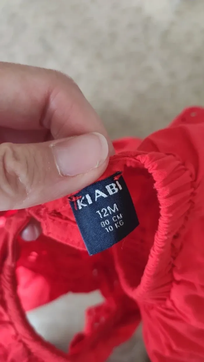 Très jolie robe 👗 bébé fille 12 / 18 mois - photo numéro 3