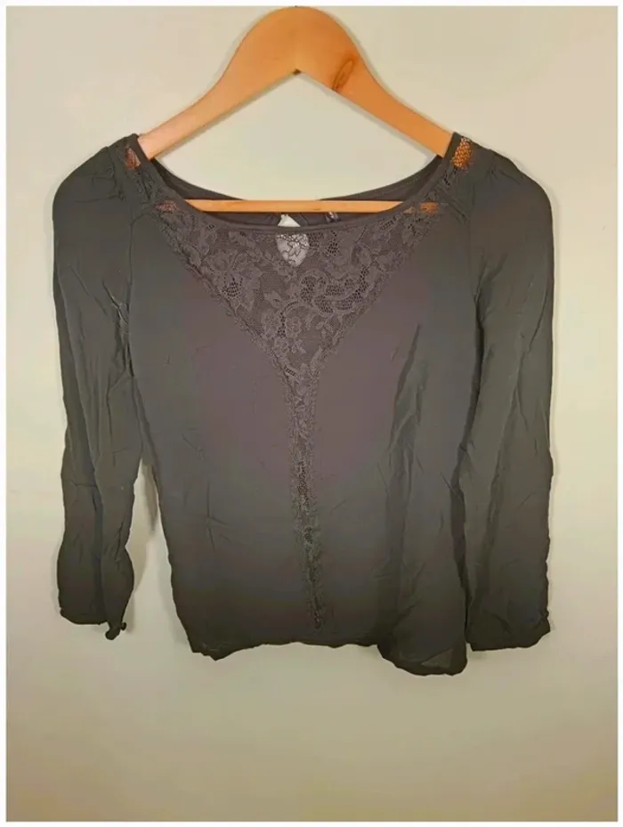 C20 blouse noir NafNaf XS