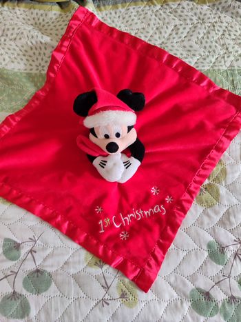 Doudou Mickey disneystore noel