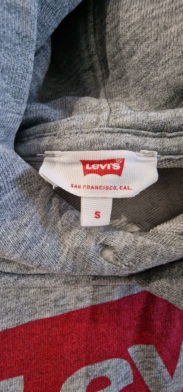 Sweat à capuche Levi's gris - photo numéro 5