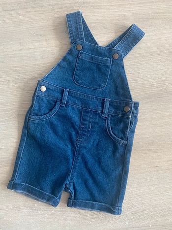 Salopette en jean bébé garçon