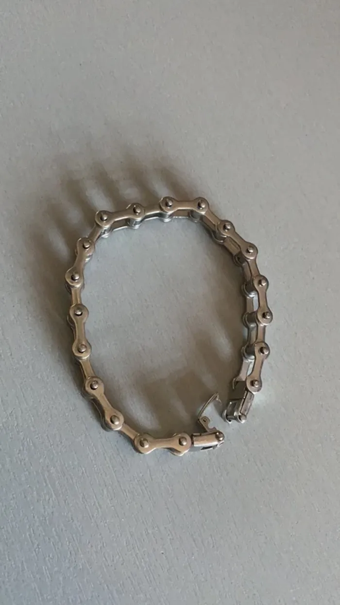 bracelet chaîne Serge&Ana acier inoxydable 20cm - photo numéro 2