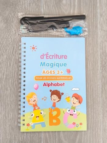 Cahier d'écriture magique