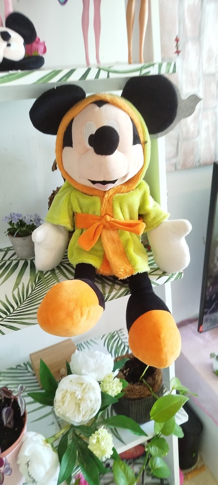 Peluche Mickey robe de chambre 🌿 - photo numéro 3