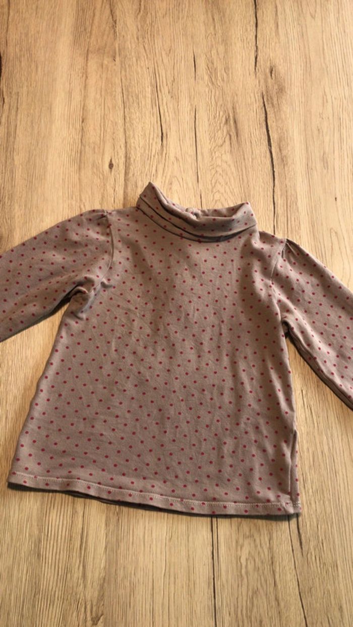 T shirt manche longue col roulé - photo numéro 2