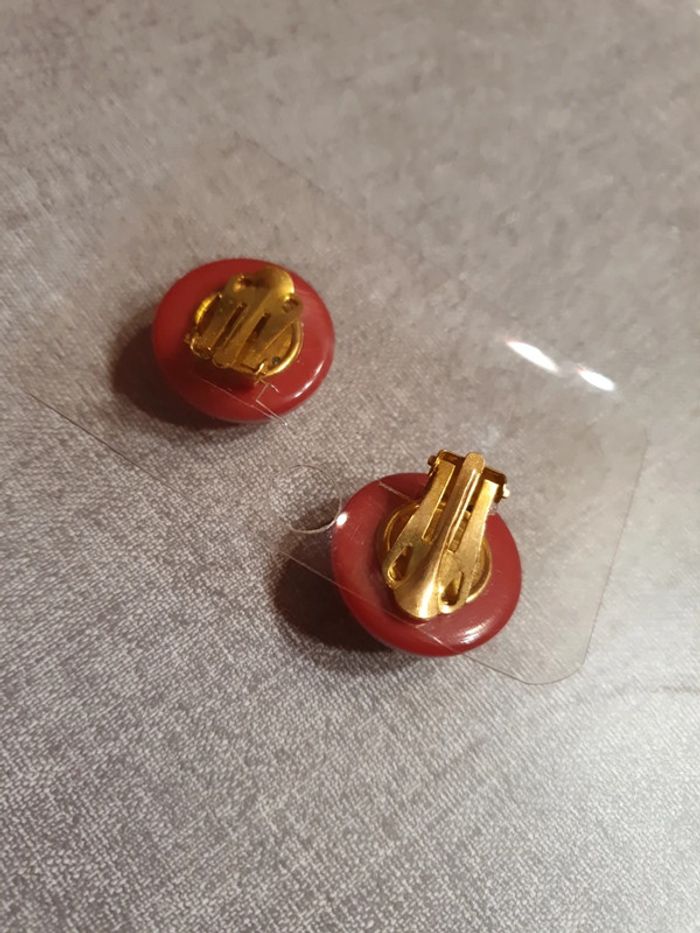 Boucles d'oreilles à clip rondes - photo numéro 2