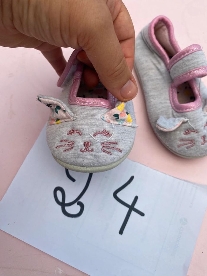 Chaussons chaussures 24 souris chat - photo numéro 3