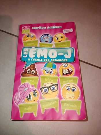 Livre les emoji à l'école des grimaces