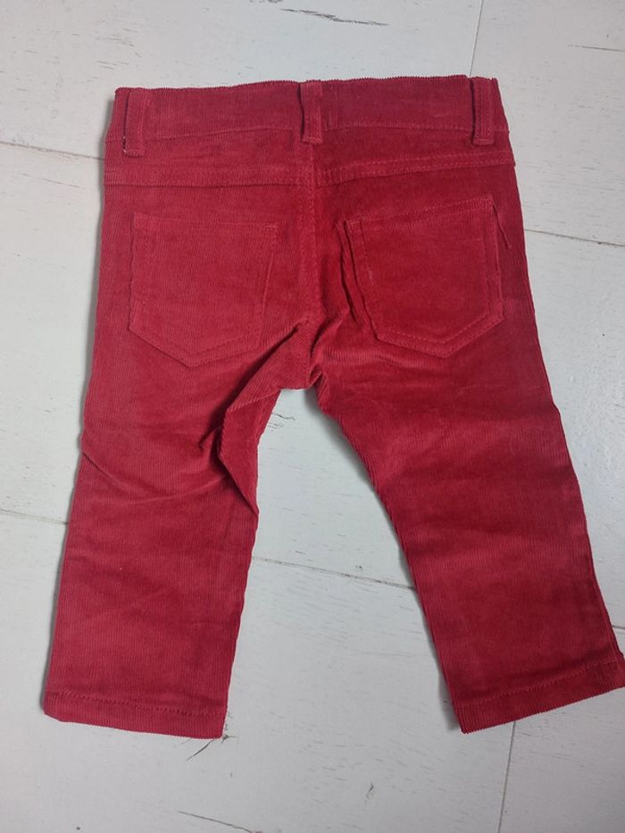 Pantalon en velours Bout'chou Taille 6 mois - photo numéro 4