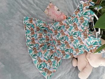 Robe imprimer jungle 9 mois