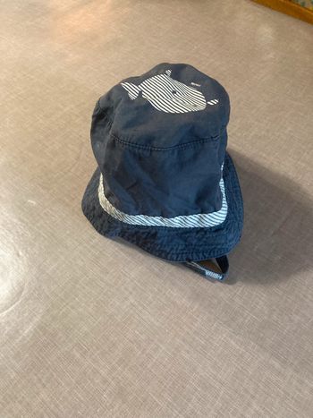 Bob bébé Obaïbi motif baleine - Diamètre 43 cm