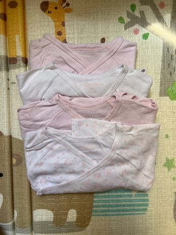 Lot de 4 bodies manches longues