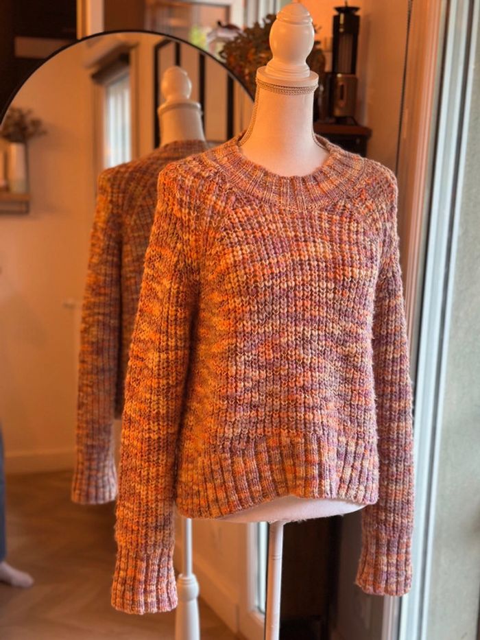 Pull Rip Curl en maille rose – Modèle Beach Party Slub XS