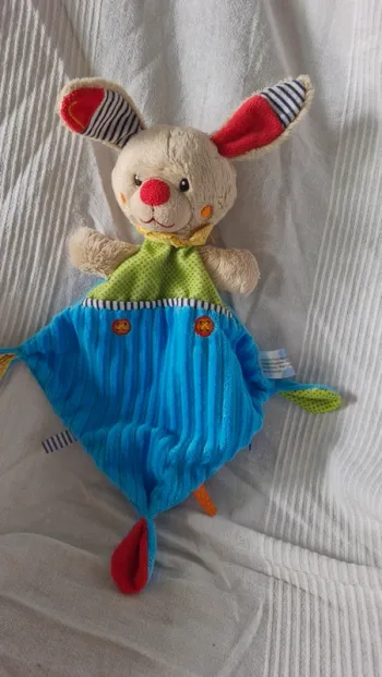 Doudou plat lapin simba