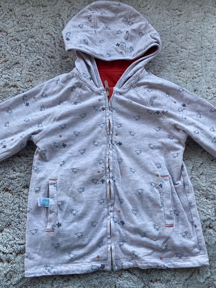 Veste coton réversible Obaïbi dinosaure 3 ans 98 cm - photo numéro 9
