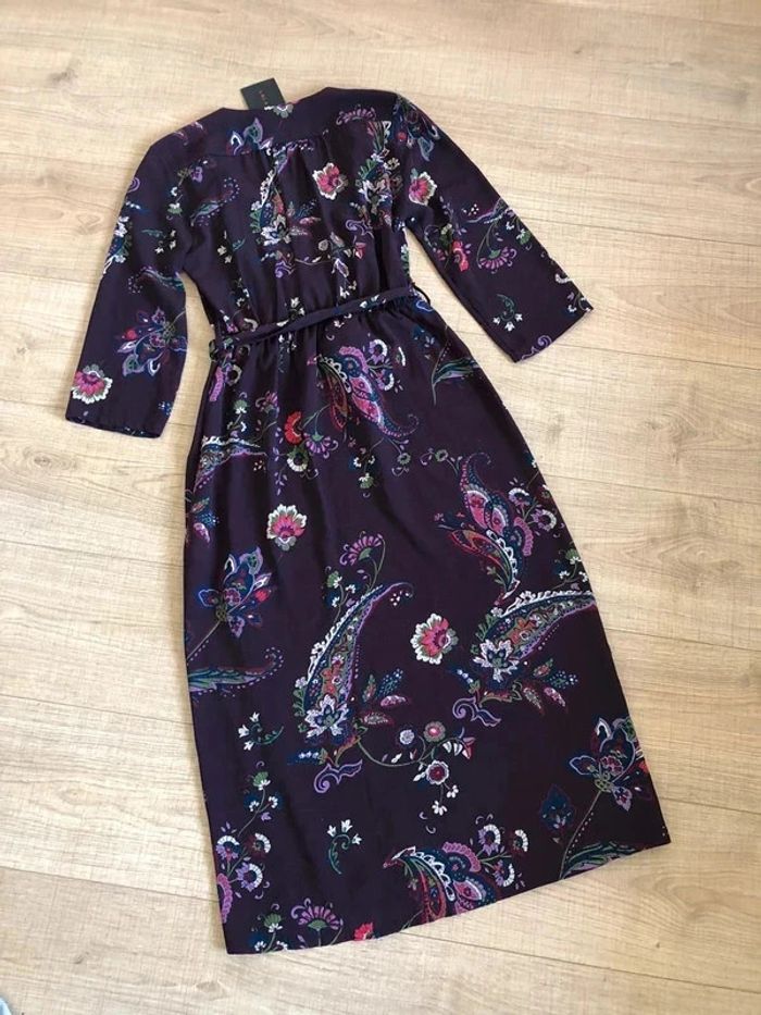 Robe mi longue violette et imprimée neuve LolaLiza taille 36 (valeur 50€) - photo numéro 12