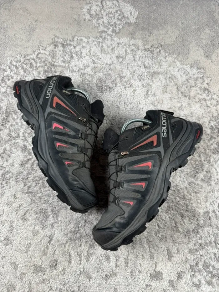 Salomon X Ultra 2 Gore-Tex - Black & Grey & Orange / Corzil