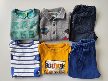 Lot de 6 vêtements 9 mois garçon 