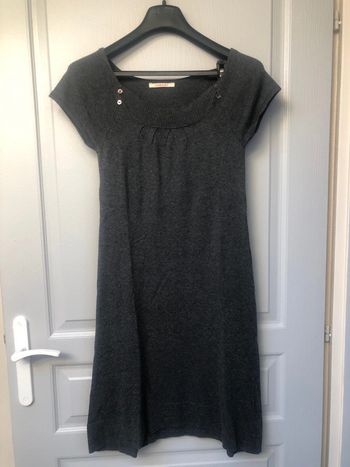 Robe hiver grise taille S camaïeu