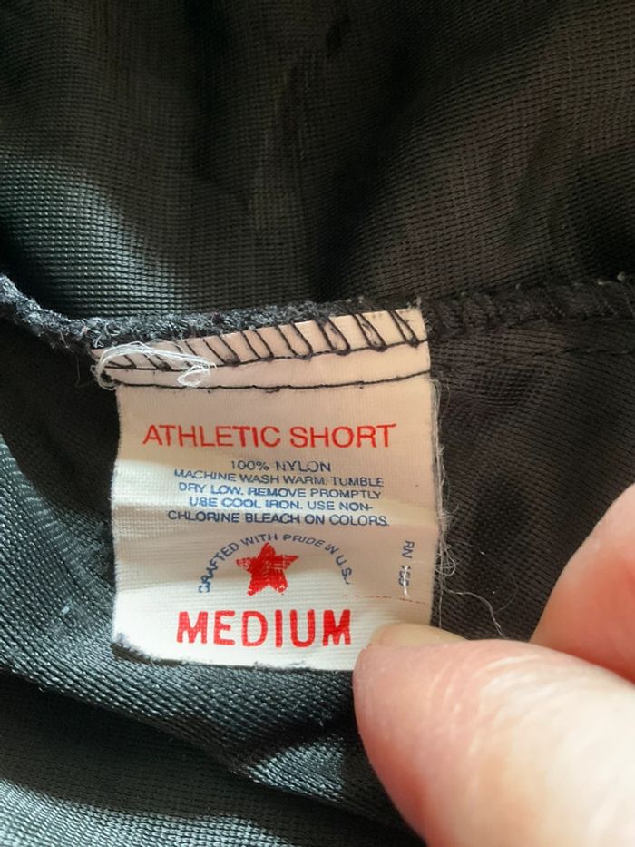 Short léger de sport noir pour homme Yale Longhorns fabriqué aux USA taille M 372 - photo numéro 10