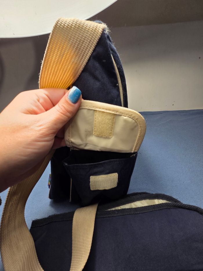 Sac à langer bleu marine - photo numéro 5